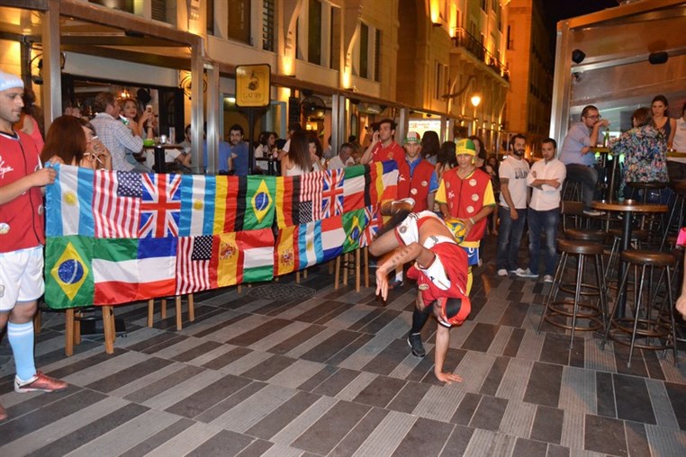 Virgin Megastore Lebanon Stunt at Uruguay Street