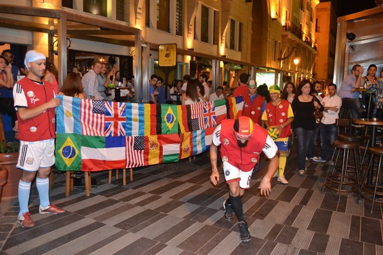 Virgin Megastore Lebanon Stunt at Uruguay Street