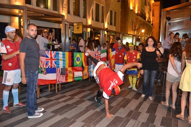 Virgin Megastore Lebanon Stunt at Uruguay Street