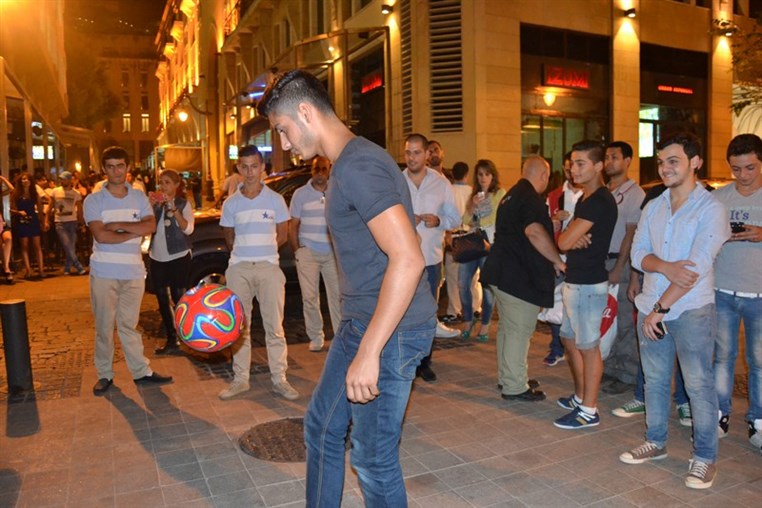 Virgin Megastore Lebanon Stunt at Uruguay Street