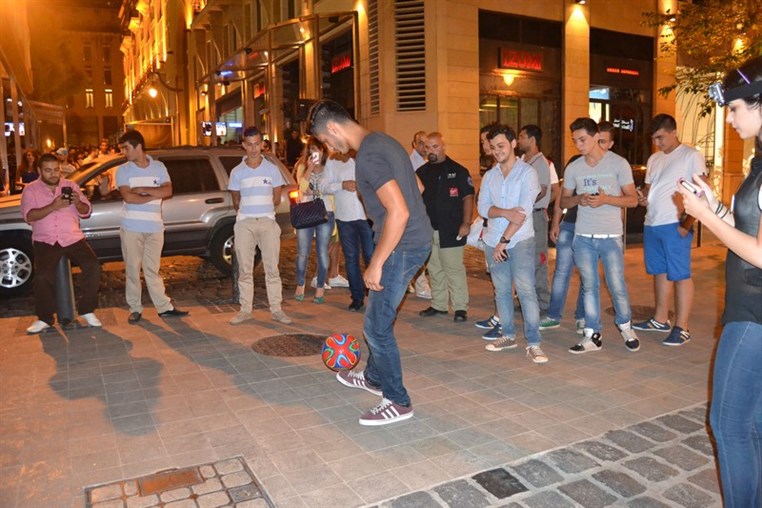 Virgin Megastore Lebanon Stunt at Uruguay Street