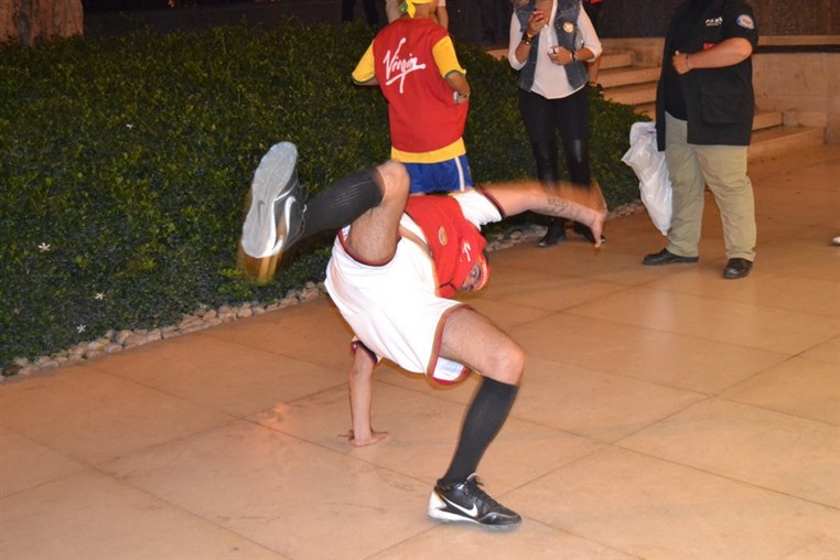Virgin Megastore Lebanon Stunt at Uruguay Street