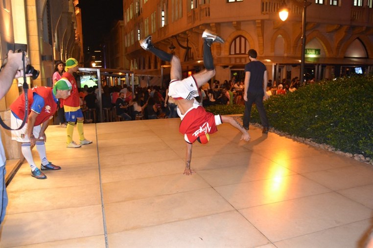 Virgin Megastore Lebanon Stunt at Uruguay Street