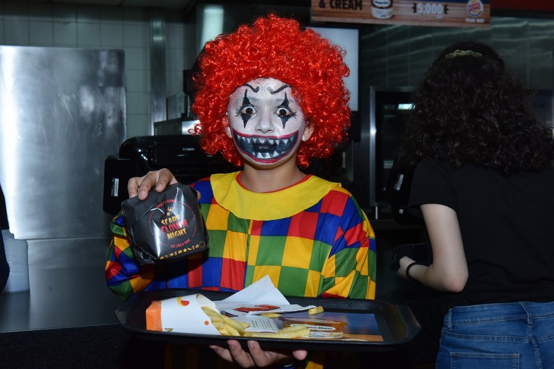 Burger King Lebanon Invites an Army of Clowns to Celebrate Halloween