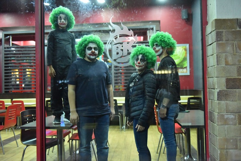 Burger King Lebanon Invites an Army of Clowns to Celebrate Halloween