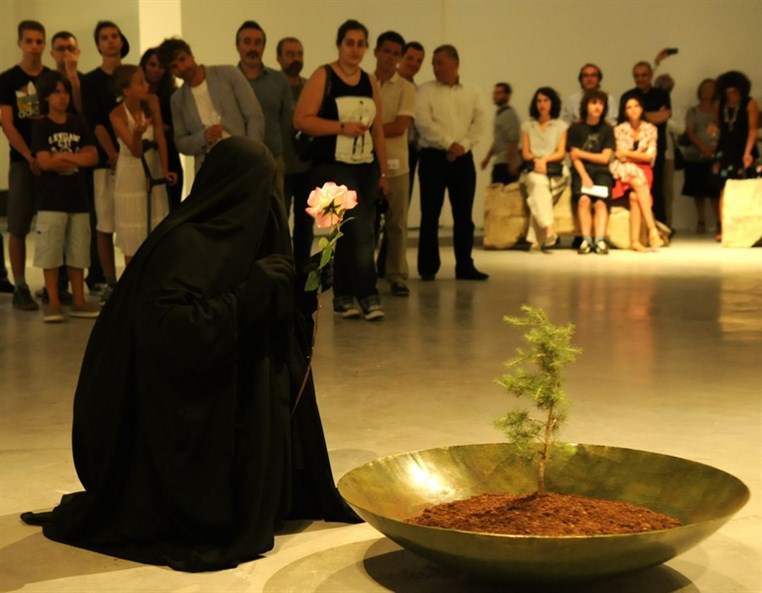 I & I = Us exhibition by Ana Corbero launched at the Beirut Exhibition Centre 
