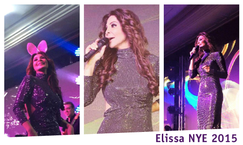 إليسا تعلق على سقوطها على المسرح ليلة رأس السنة