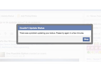 Facebook Suffers Errors 