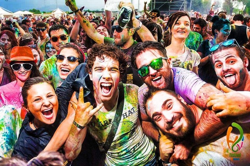 Holi Festival of Colors for the second time in Lebanon