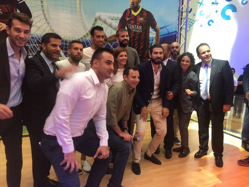 Gerard Pique Live from City Centre Beirut