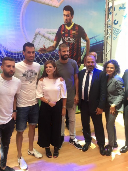 Gerard Pique Live from City Centre Beirut