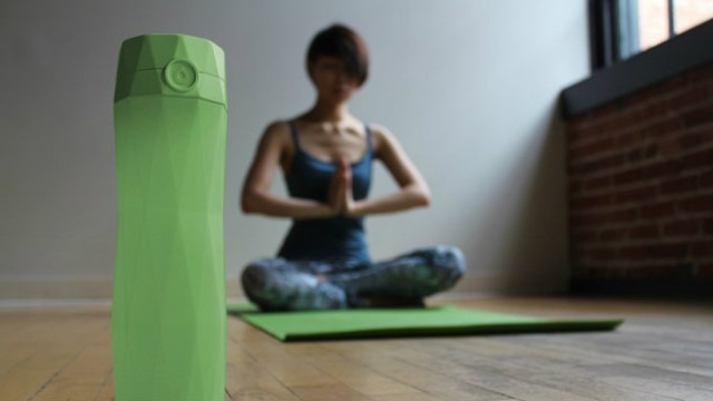 A water bottle that glows when you should drink more water