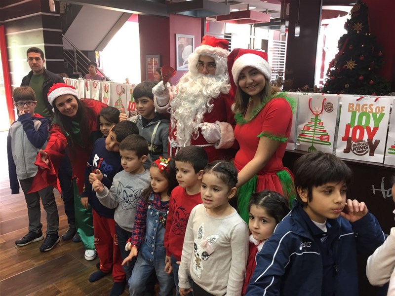 For the second year in a row,BURGER KING® Lebanon throws a fun event for children to celebrate the Christmas festive season
