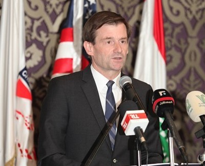 The American Lebanese Chamber of Commerce hosts lunch  in the presence of ministers Sabounjian and Abboud David Hale