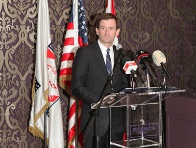The American Lebanese Chamber of Commerce hosts lunch  in the presence of ministers Sabounjian and Abboud David Hale