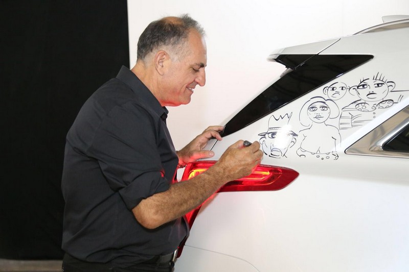 First ever Cadillac XT5 at Beirut Art Fair Showcasing art on wheels