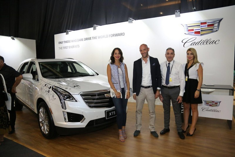 First ever Cadillac XT5 at Beirut Art Fair Showcasing art on wheels