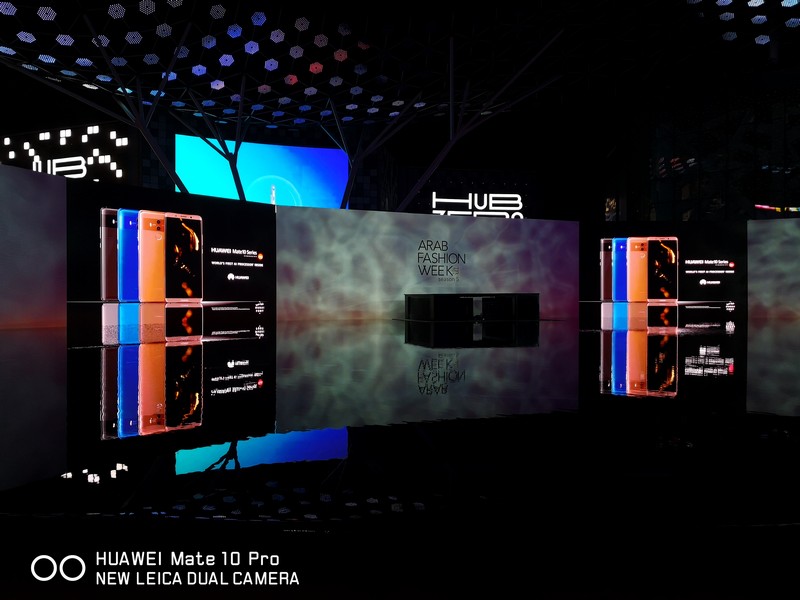 Arab Fashion Week 5th Edition Combines Innovative Fashion and Intelligent Technology with Huawei AI-Powered Mate 10 Photography