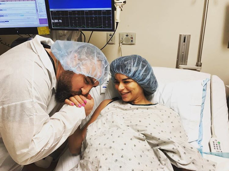 First Picture of Rima Fakih's & Wassim Slaiby's daughter