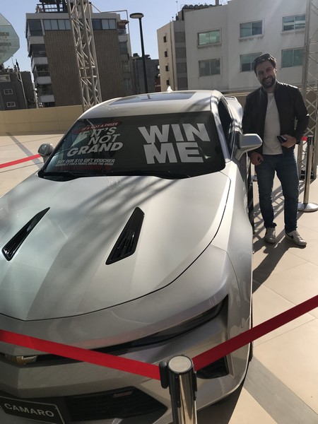 Grand Cinemas announces the winner of the Camaro SS at ABC Verdun
