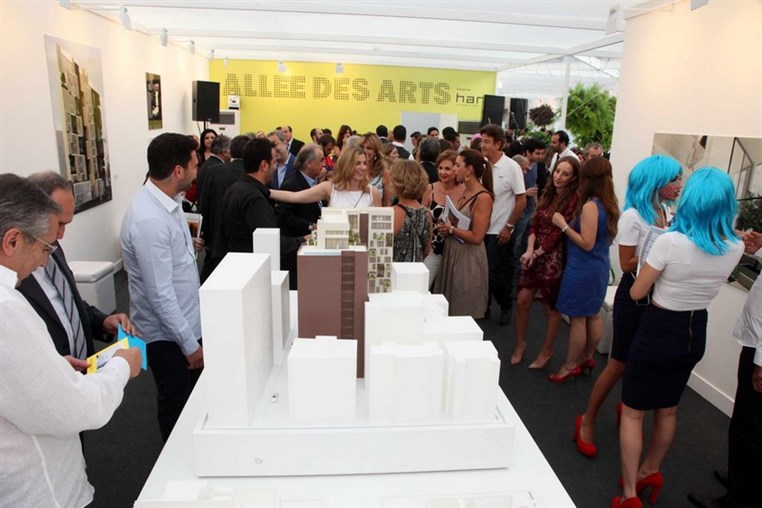 Allée des Arts where art is part of everyday life