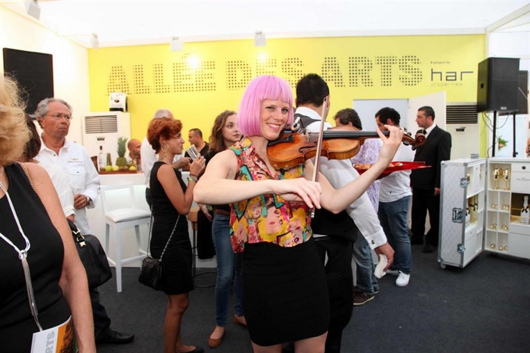 Allée des Arts where art is part of everyday life