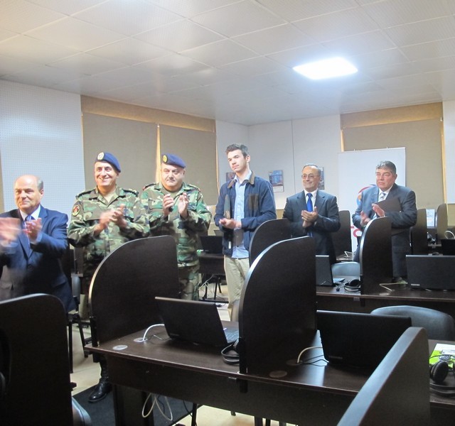 Total Liban Inaugurates a French Language Laboratory at the Military Academy