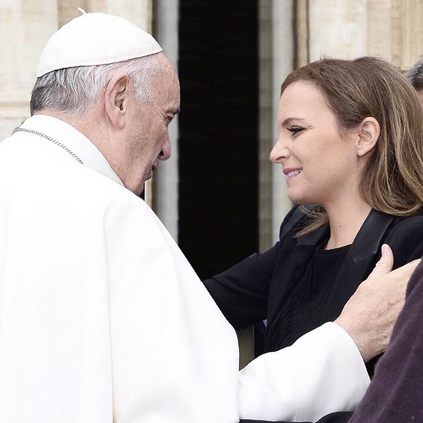 Tania Kassis rencontre le Pape Francis au Vatican