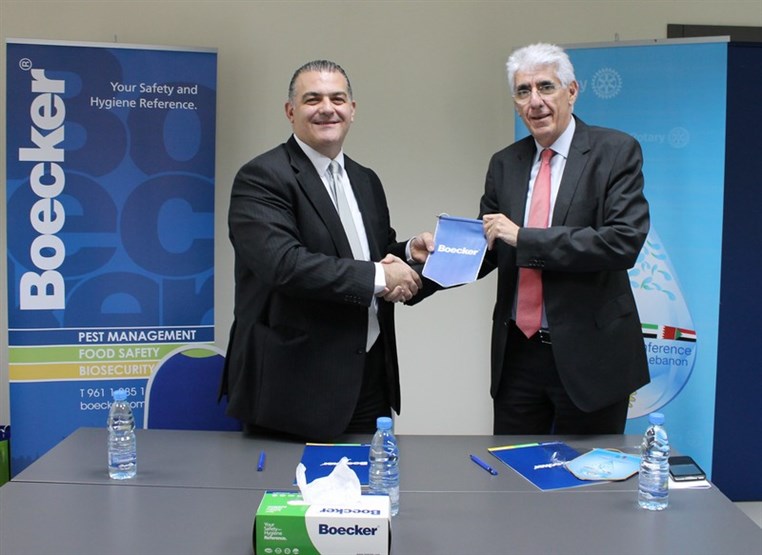 Boecker and Rotary sign MoU to provide quality water and training to Lebanese public schools