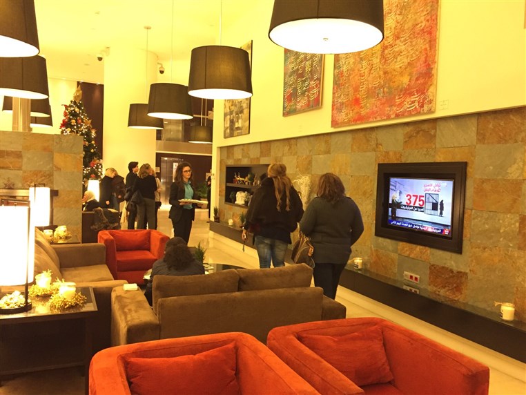 Colors of the Orient art exhibition at Staybridge Suites Beirut 