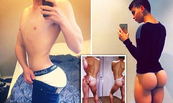 Male 'Kim Kardashian' Breaks The Internet with his huge Backside