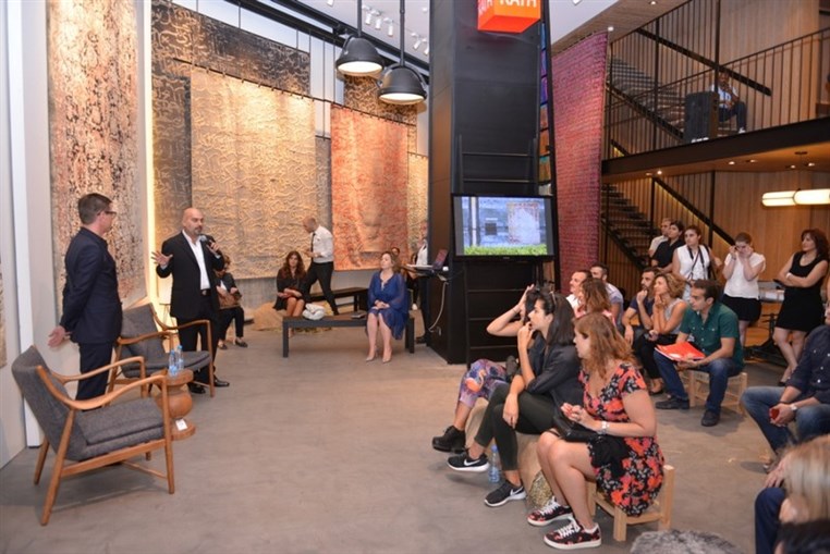 Carpets, design, and art embrace at Iwan Maktabi