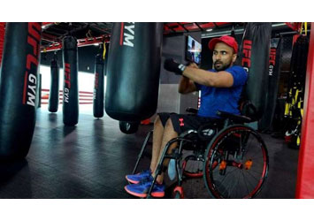 Indian Expat On Wheelchair Takes Up Dubai Fitness Challenge