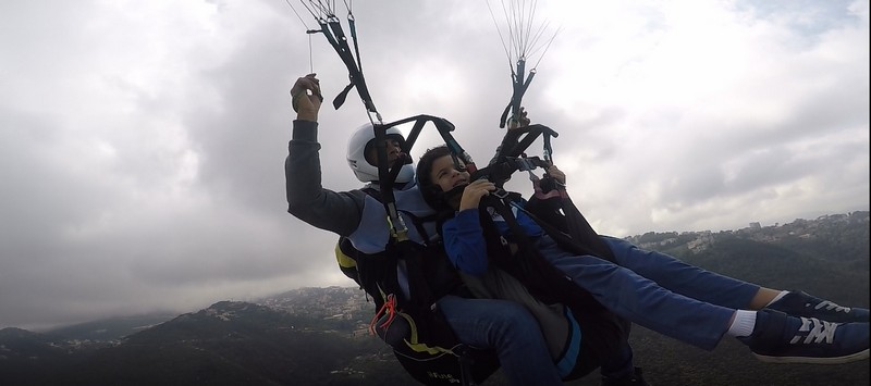 On the World Autism Awareness Day Jad Paragliding over Jounieh and Proves that abilities are stronger than disabilities