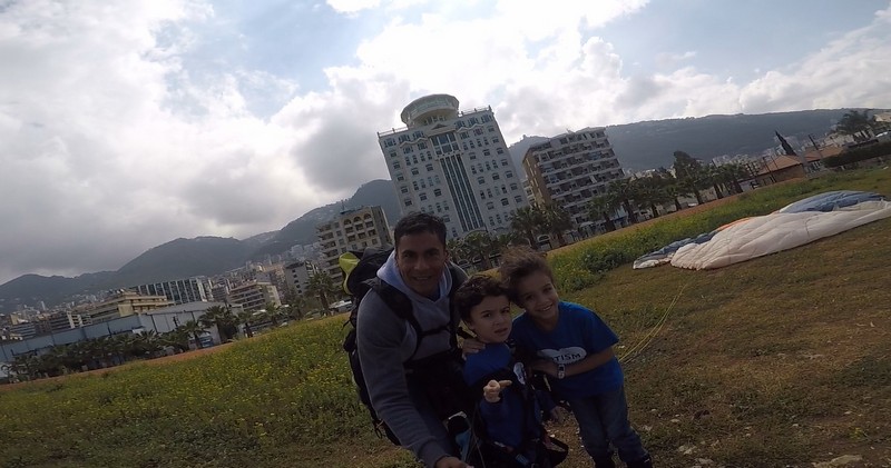 On the World Autism Awareness Day Jad Paragliding over Jounieh and Proves that abilities are stronger than disabilities