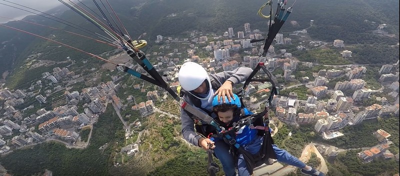 On the World Autism Awareness Day Jad Paragliding over Jounieh and Proves that abilities are stronger than disabilities