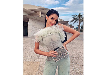 Jessica Kahawaty in Georges Hobeika Haute Couture
