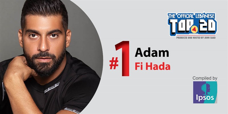  Lebanese singer Adam Leads OLT20 this week