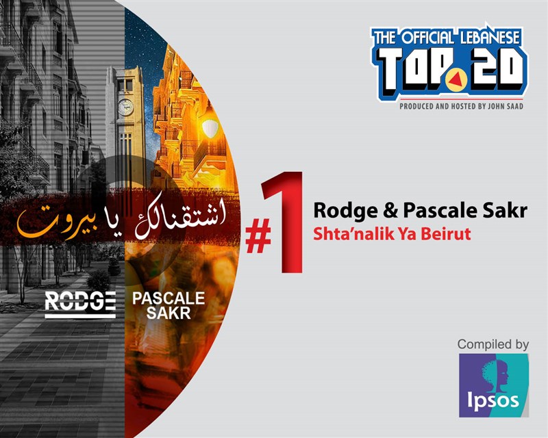 Rodge and Lebanese legend singer Pascale Sakr Lead the OLT20 this week