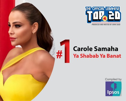 Lebanese singer Carole Samaha Leads OLT20 This week 