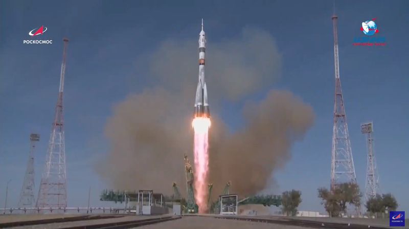 In Video: One American, two Russians blast off to International Space Station
