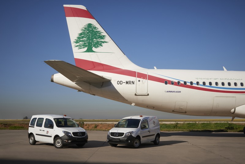 T. Gargour & Fils modernizes Middle East Airlines fleet of vans with the new Citan