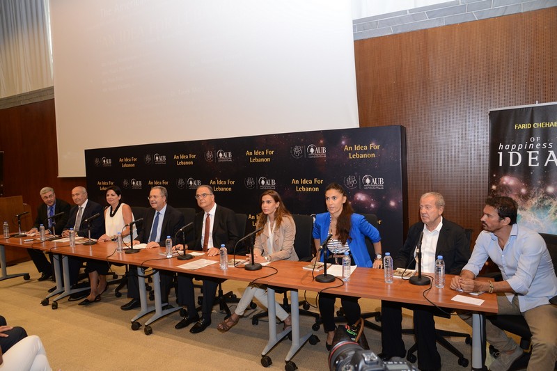 When Farid Chehab Speaks of Happiness and Creativity A roundtable discussion about the launch of his book, Of Happiness and Ideas at AUB