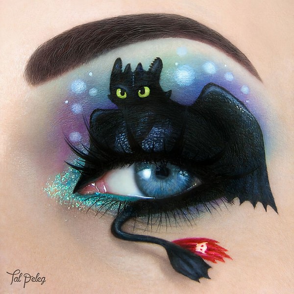 In Pictures: Artist Creates Magical Scenes Using Her Eyelids As A Canvas 
