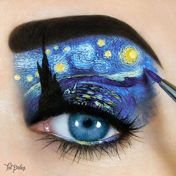 In Pictures: Artist Creates Magical Scenes Using Her Eyelids As A Canvas 