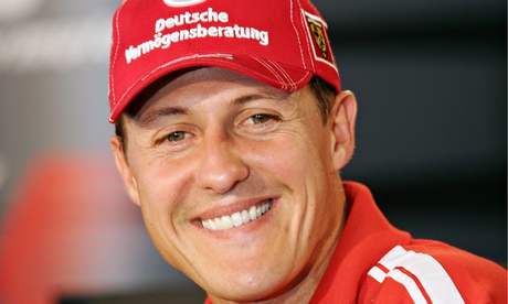 First photos of Michael Schumacher emerge, showing the F1 champion lying in bed  