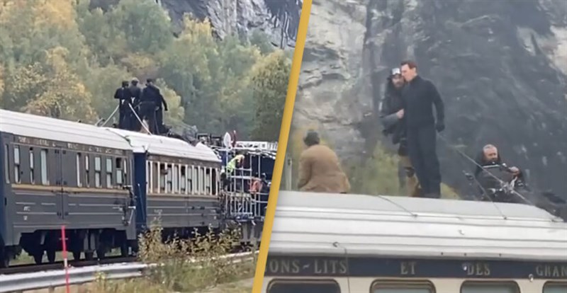 In Video: Tom Cruise Balances On Top Of Speeding Train Filming Mission Impossible 7