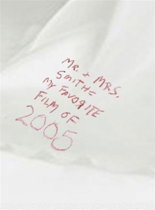 The Six Greatest Things Angelina And Brad s Kids Wrote On Her Wedding Dress