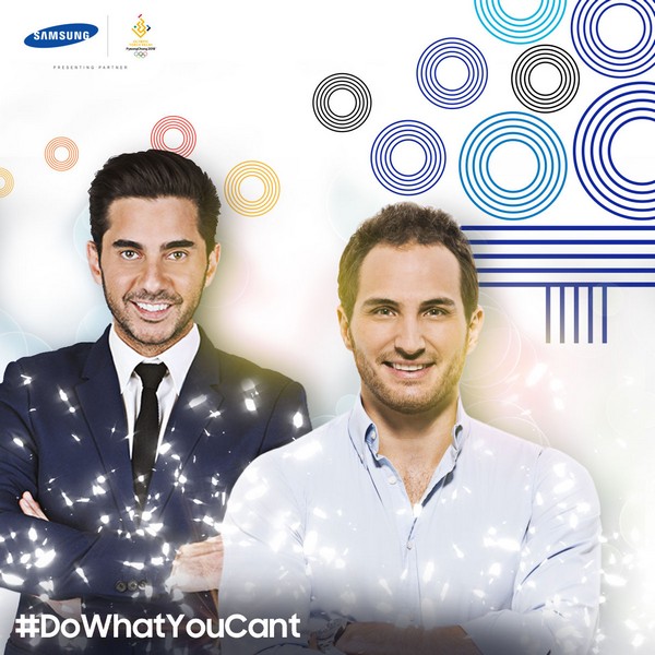  Pierre Rabbat and Silvio Chiha Join the Pyeongchang 2018 Olympic Torch Relay as Part of Samsung Electronics Campaign 