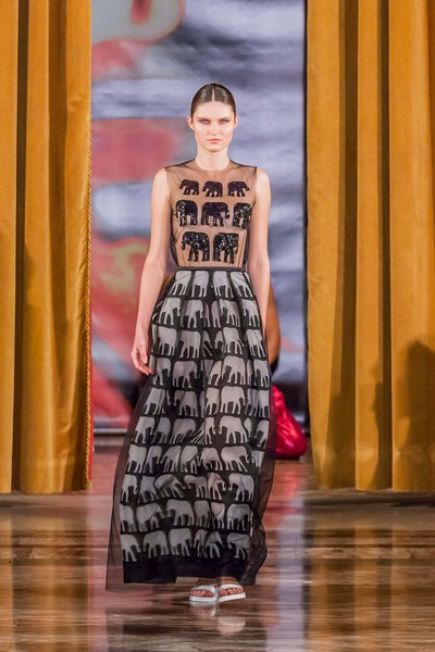 NINO LETTIERI AT ALTAROMA FASHION WEEK PRESENTS SPRING SUMMER COUTURE COLLECTION 2016 - Elephants